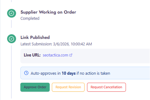 Track Your Orders